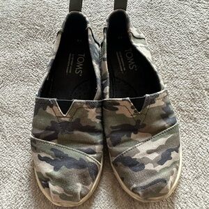 TOMS Camouflage Slip-On Shoes